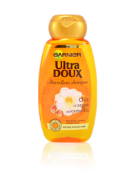 Garnier Ultra Doux Marvellous Шампоан за суха коса с масло от арган и камелия 250мл