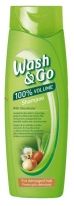 Wash&Go Шампоан шампоан за увредена коса с масло от карите  400мл 