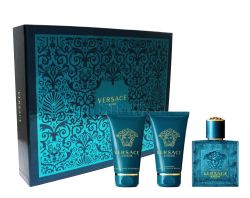 Versace Eros Комплект за мъже EDT 50 мл. + Афтършейв 50мл.+Душ гел 50мл.