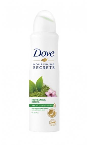 Dove Nourishing Secrets Matcha  Green Tea & Sakura Blossom Спрей дезодорант против изпотяване 150мл