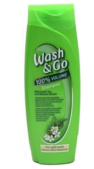 Wash & Go Green tea & Blossom шампоан за изтощена коса 200мл