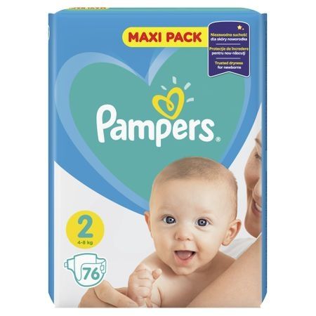 Pampers New Baby 2 4-8кг 76бр 