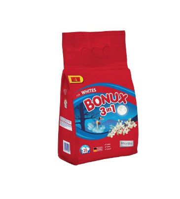 Bonux 3in1 Люляк Прах за бяло пране 2 кг.