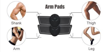 EMS Мускулен стимулатор Тренажор  Интелигентен фитнес тренировка за ръце и крака Електрическо устройство