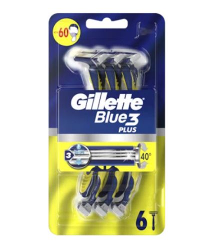 Gillette Blue 3 Plus Самобръсначки 6 бр