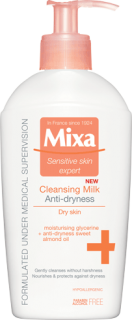 Mixa Мляко за отстраняване на грим срещу изсушаване на кожата 200мл