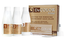 Decolor Time Система за отстраняване цвета от трайно боядисана коса 