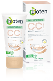 Bioten CC Cream  SPF 20-Всичко в 1-Светъл тон 50мл