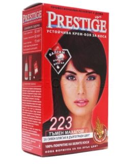 Vip's Prestige Устойчива крем-боя за коса №223 Тъмен махагон