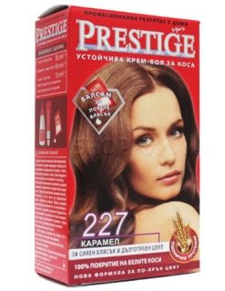Vip's Prestige Устойчива крем-боя за коса №227 Карамел