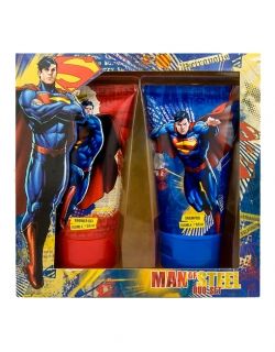 Superman Toiletries Детски комплект Гел за лице 150мл+Дуп гел 150мл