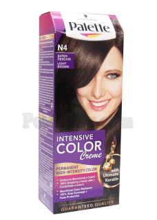 Palette Intensive Color Creme Боя за коса  N4 Светло кафяв 100мл.