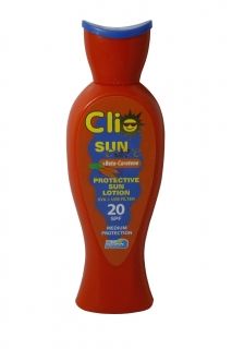 Clio + Beta-carotene водоустойчив слънцезащитен лосиони SPF20 200ml. 