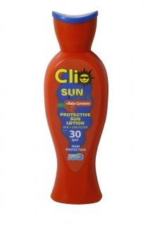 Clio + Beta-carotene водоустойчив слънцезащитен лосиони SPF30 200ml. 