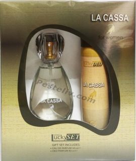 Lucky La  Cassa  set комплект ЕDT 50  ml. + DEO 85 ml.