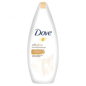 Dove Silk Glow  Подхранващ душ гел за тяло 250мл.
