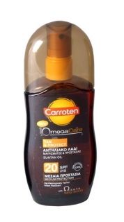 Carroten Omega Care Tan & Protect 20 SPF Слънцезащитно олио за придобиване на тен 125мл