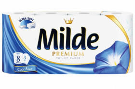Milde Premium Toilet Paper Cool Blue Тоалетна хартия 8бр 