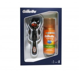 Gillette Комплект Самобръсначка Gillette Fusion 5 Proglide + Гел за бръснене Fusion 5 Ultra Sensitive 75 мл