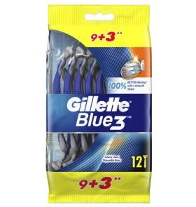 Gillette Blue 3 самобръсначки за бръснене 12 бр