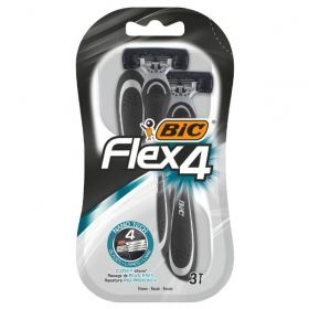 BIC FLEX 4 ножчета  3 броя Самобръсначки в пакет
