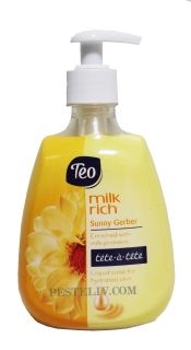 Teo Milk Rich Sunny Gerber Течен сапун с подхранващ комплекс и аромат на ванилия 400мл