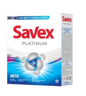 SAVEX PLATINUM ARCTIC за бяло пране 1,25 килограма 18 пранета