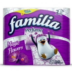 Familia Magic Flower Тоалетна хартия 4бр 3пл 100% чиста целулоза