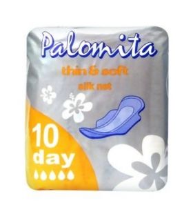 Palomita "Thin & Soft" Дамски превръзки копринено покритие 10бр