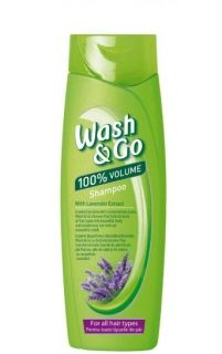 Wash & Go With Lavender  Шампоан за всеки тип коса с екстракт от лавандула 400мл
