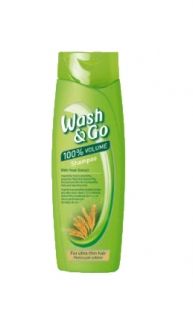 Wash & Go With Yeast  Шампоан за тънка коса с бирена мая 400мл