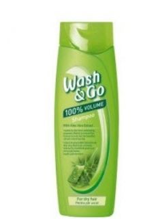 Wash & Go Aloe Vera Шампоан за суха коса без обем 200мл 