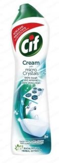 Cif Cream with Micro Crystals Eucalyptus & Herbal Extracts  Крем за почистване на твърди повърхности 500мл.