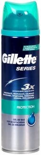 Гел за бръснене  Gillette Series 3x Action Protection 200мл.