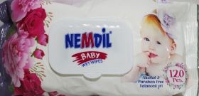 Мокри кърпи Nemdil Baby Wet Wipes 120 бр с капак