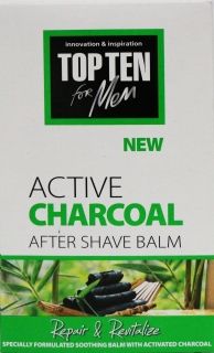 Top Ten Active Charcoal After Shave Balm 100 ml
