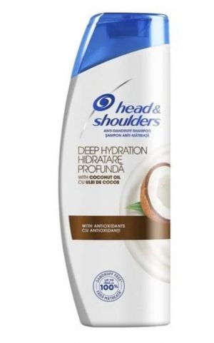 Head & Shoulders Deep Hydration With Coconut Oil Шампоан за коса 360мл 