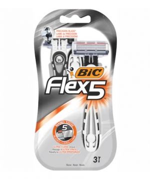 Bic Flex 5 самобръсначка за мъже 5 остриета 3 броя в пакет
