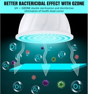 Бактерицидна UVC лампа LED UV Дезинфекционна  стерилизационна  лампа гемацидна крушка ултравиолетова светлина  220V GU10