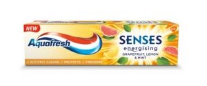 Aquafresh Senses Energising Grapefruit Lemon & Mint  Паста за зъби 75мл