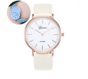 Елегантен Моден дамски часовник  Geneva променящ цвета си  кварцов ръчен часовник   