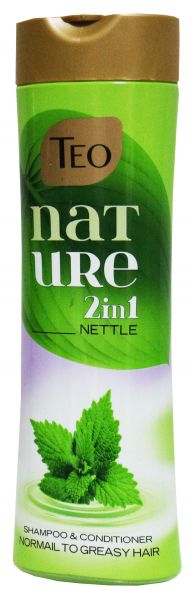 Teo Botanical Argan Oil &amp; Netle Shampoo Шампоан Тео за мазна коса 350 мл