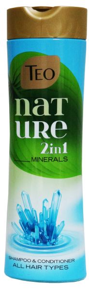Teo Nature 2 in 1 Shampoo &amp; Conditioner Minerals Шампоан за всички типове коса 350 мл