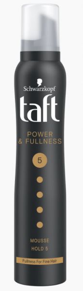 Taft Power & Fullness 5 за тънка коса пяна за коса 200мл