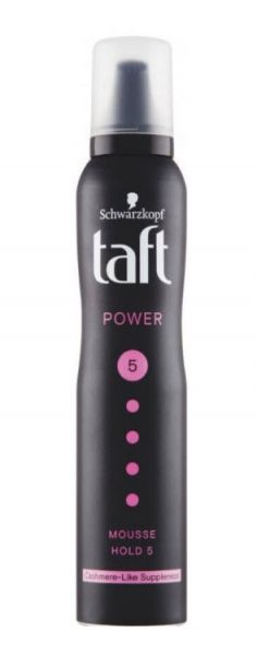 Taft Power Cashmere Power Mousse Hold 5  за мека като кашмир коса пяна за коса 200мл