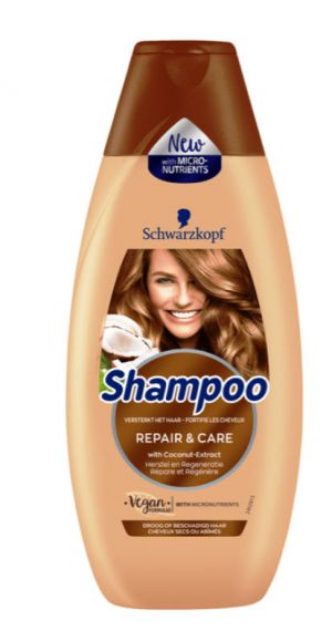 Schauma Repair &  Care Shampoo подхранващ и възстановяващ шампоан 400мл.