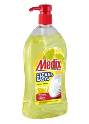 Medix Clean&Easy Лимон Препарат за съдове с помпа 0.800л