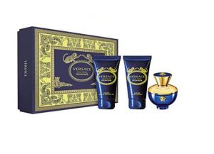 Versace Dylan Blue Pour femme set комплект Eau De Parfum 100ml + Body Lotion 100 ml + Shower Gel 100 ml 