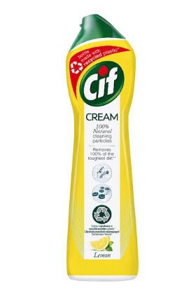 Cif Cream Lemon с микрокристали 250мл. 