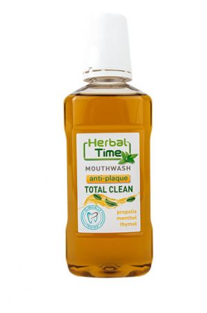 HERBAL TIME ВОДА ЗА УСТА TOTAL CLEAN 300 ml